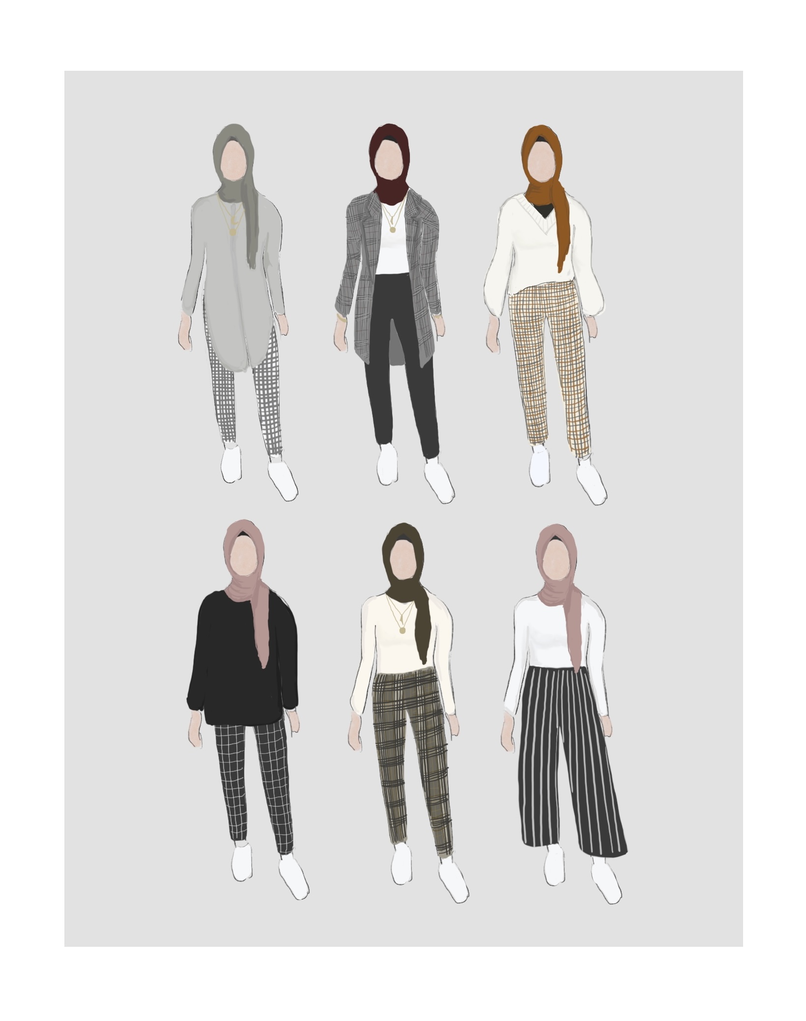 More Outfits. Procreate Digital Painting. September 26, 2021