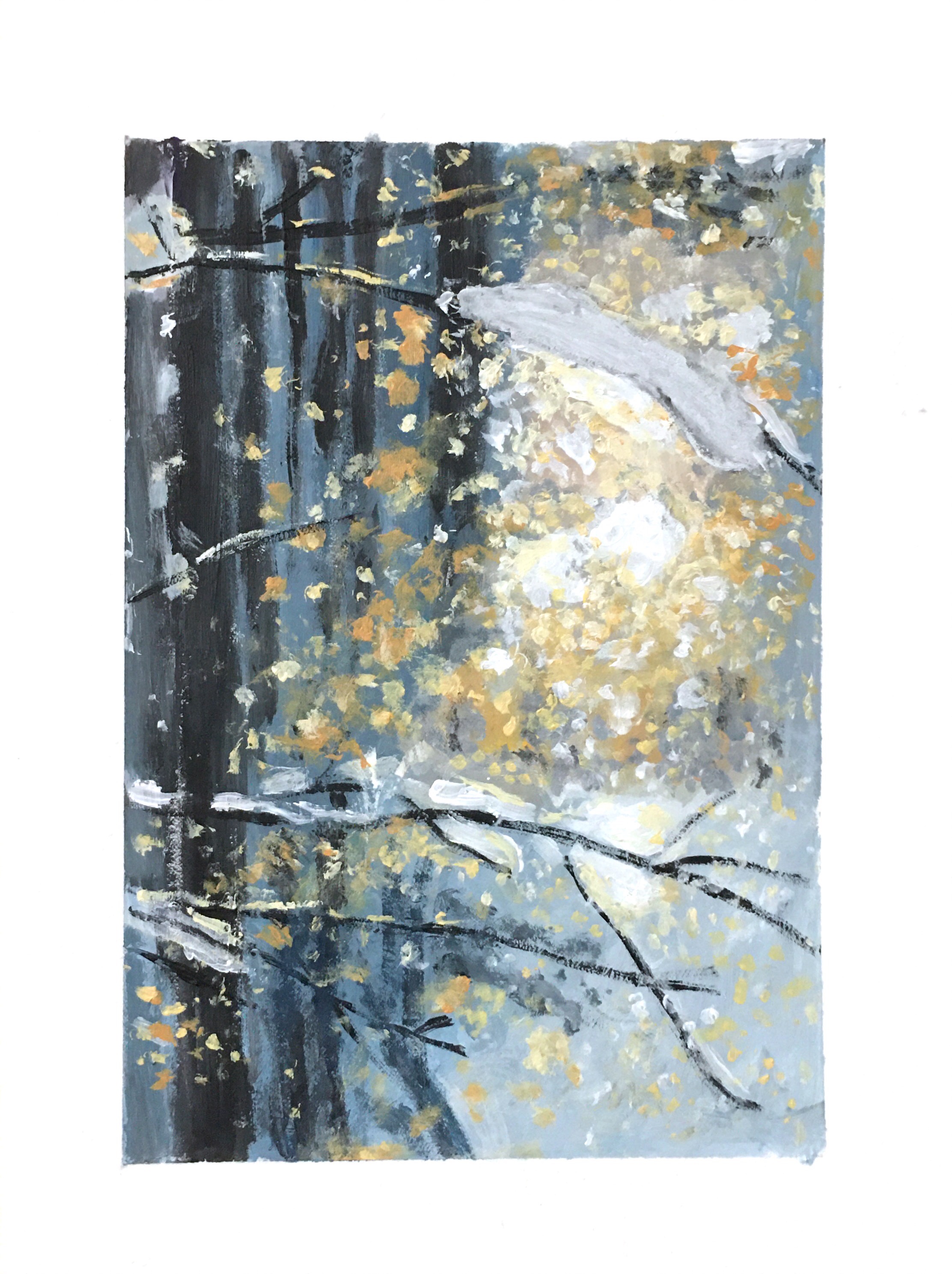 Winter Wonderland. Acrylic Paint. November 25, 2020