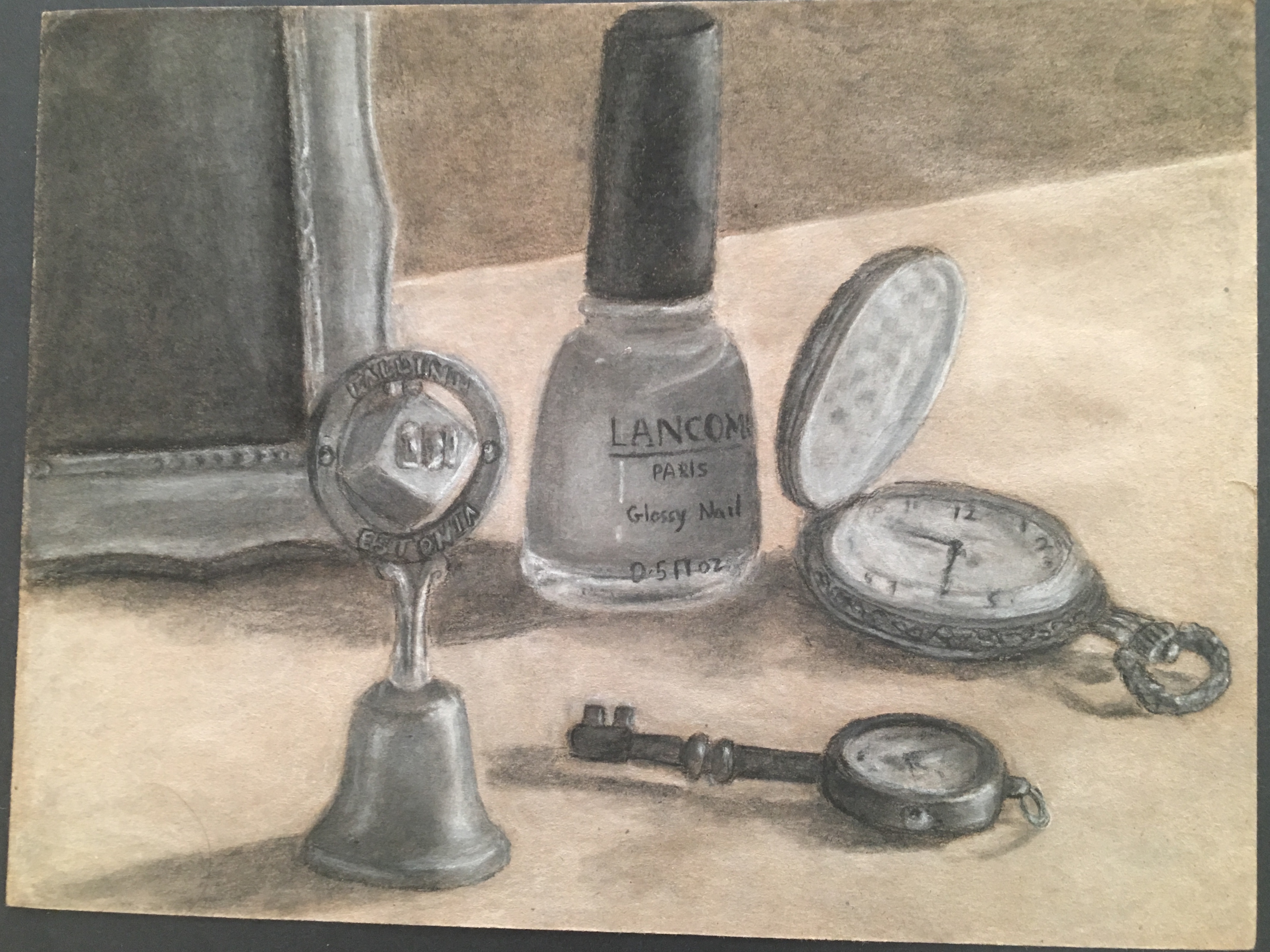 Memories. Black and White Charcoal, Jan 2017