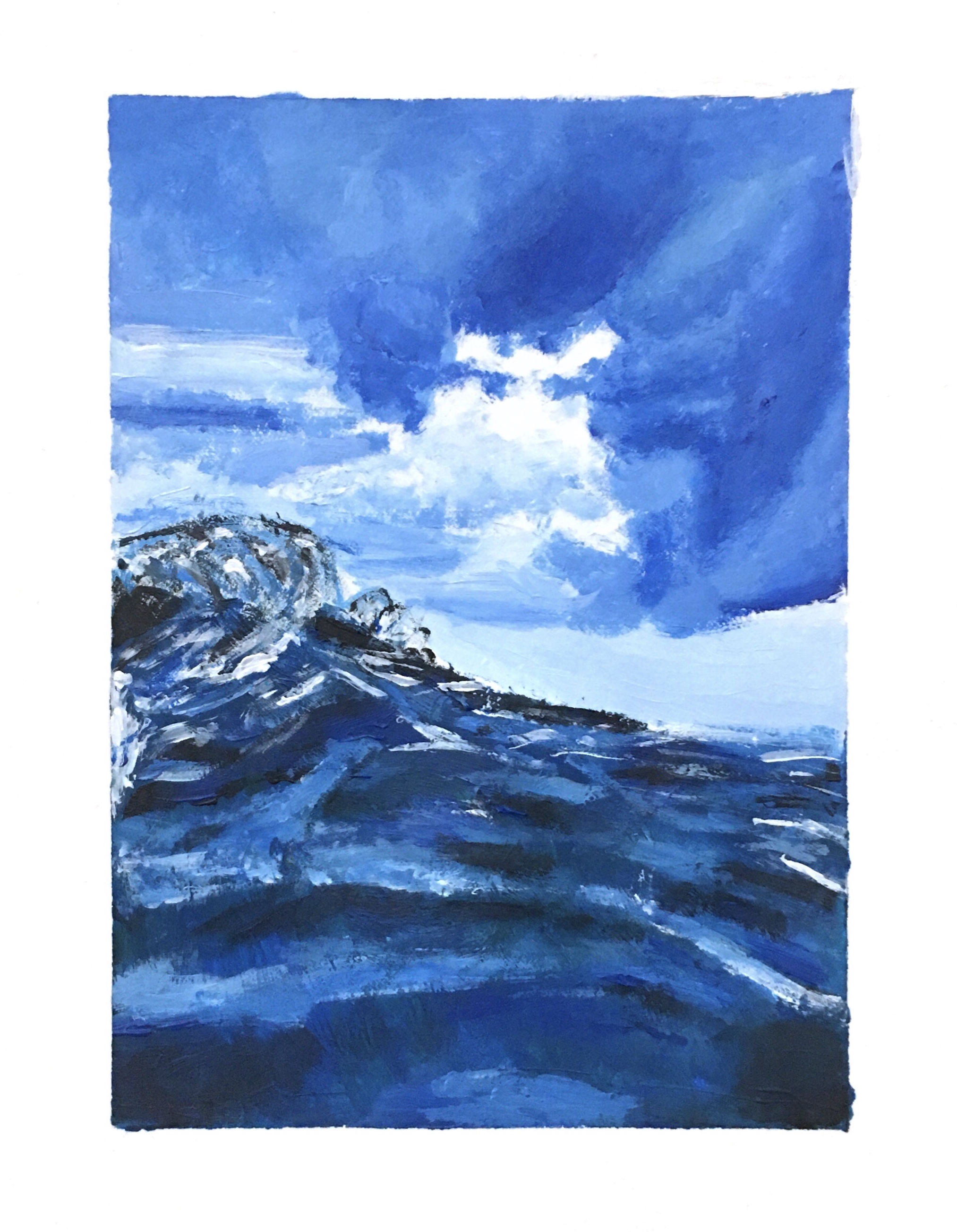 Calm After the Storm. Acrylic Paint. November 25, 2020