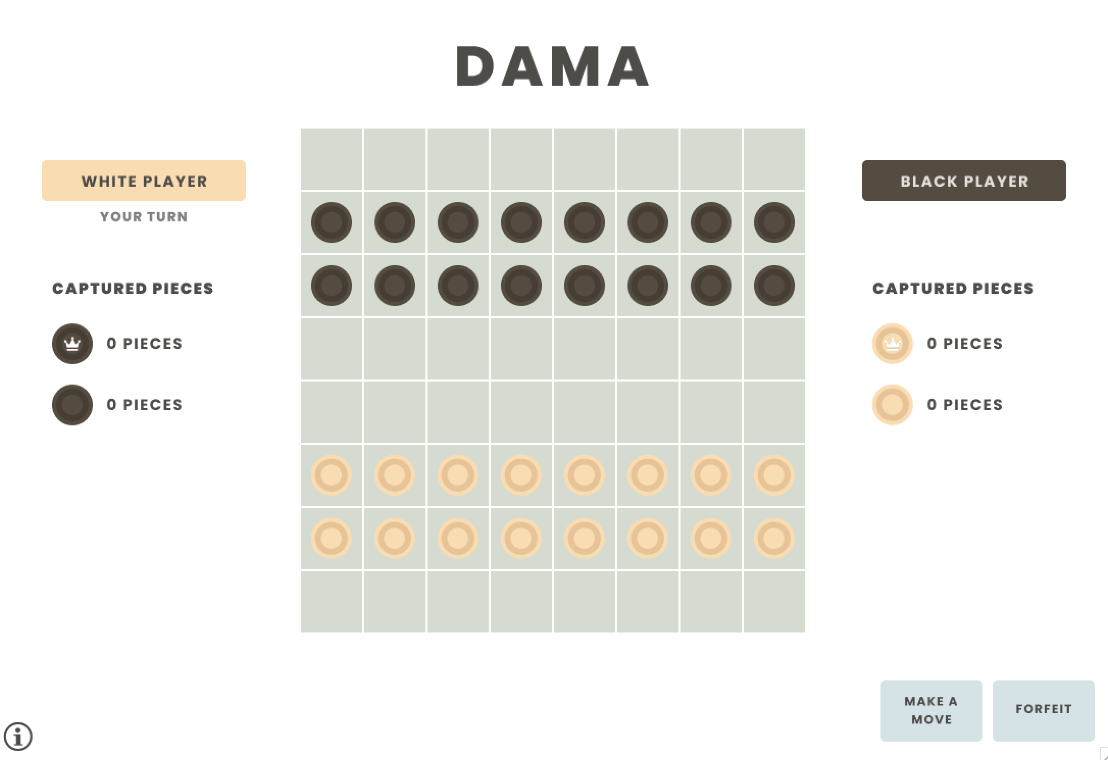 dama boardgame